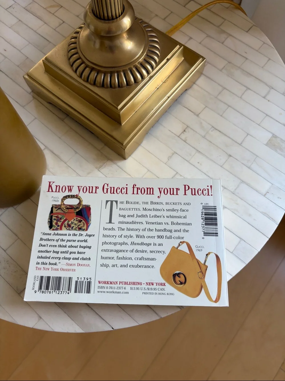 Coffee table book with fashion cover